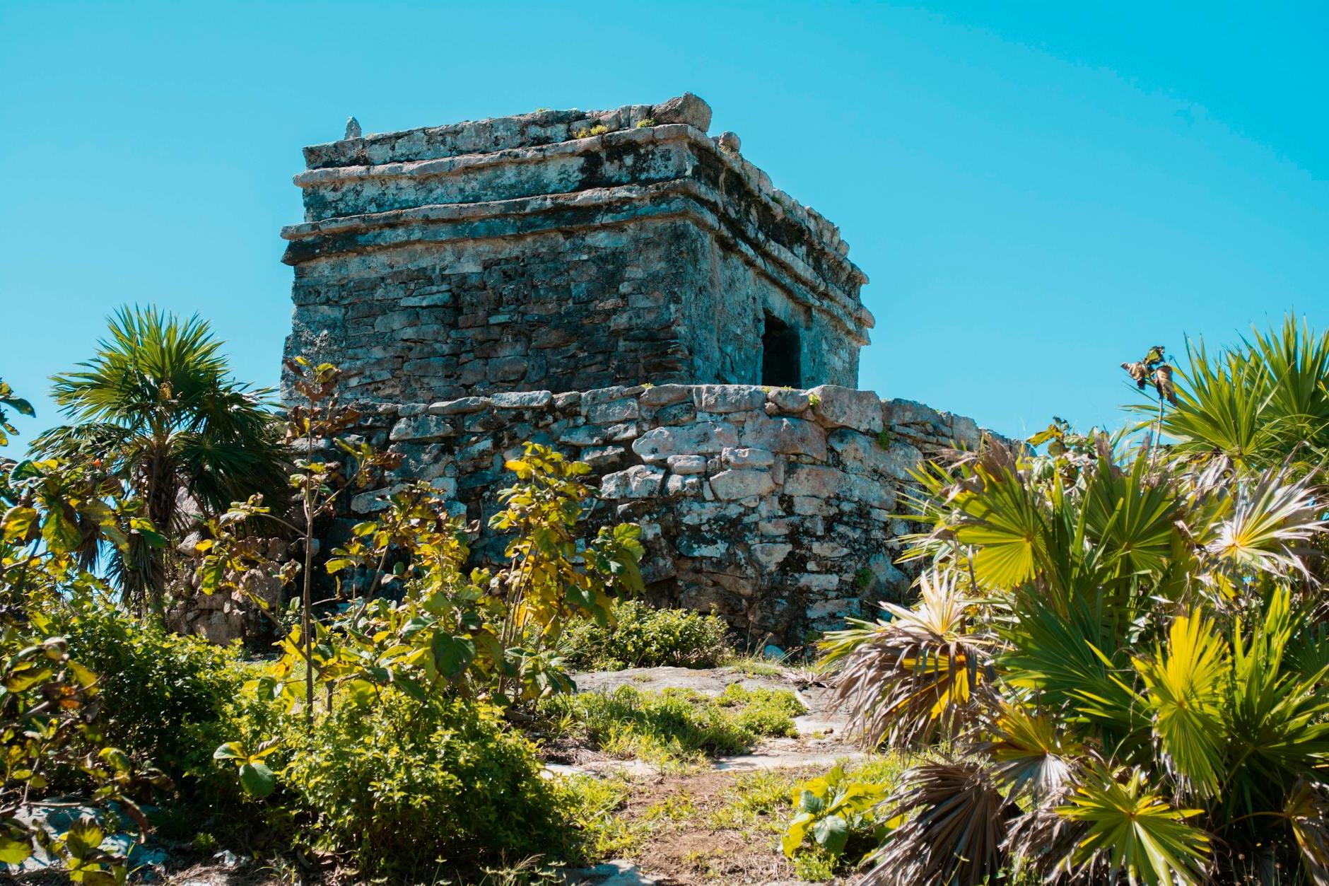 Temple of the Wind God in Tulum, Mexico