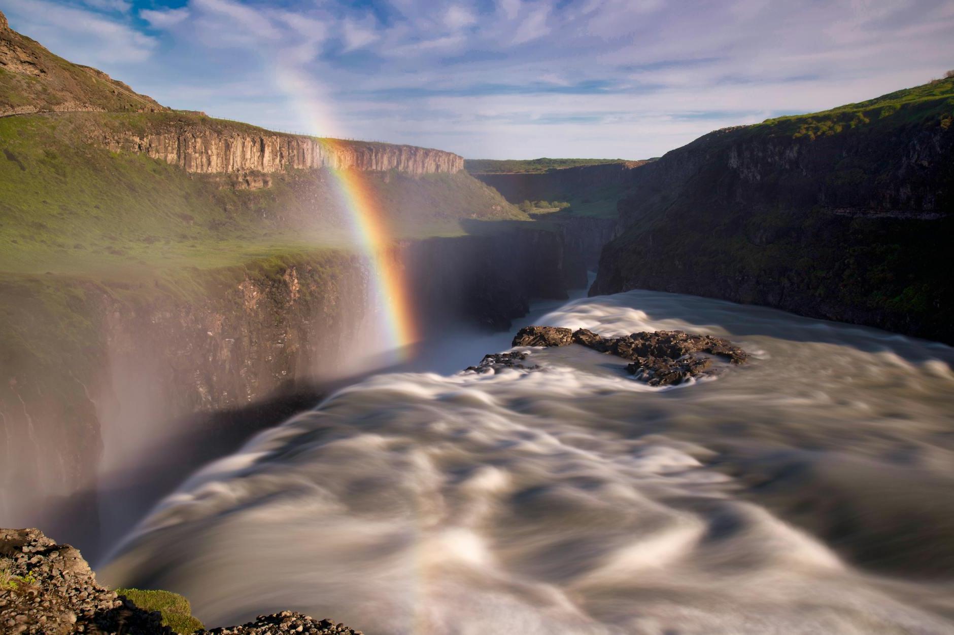 Rainbow near the Waterfalls