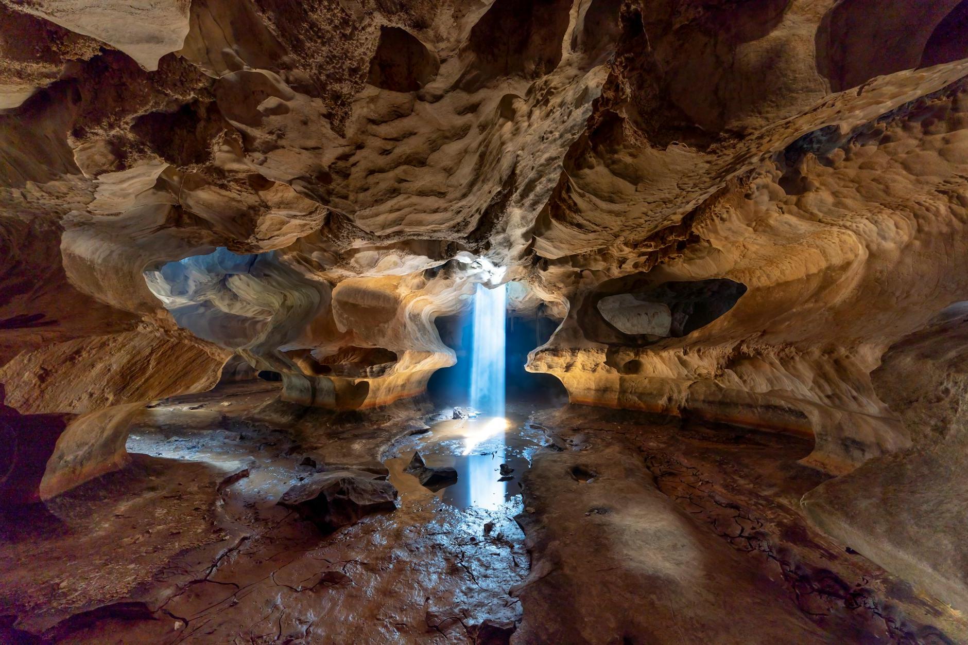 Photo of Formations in a Cave