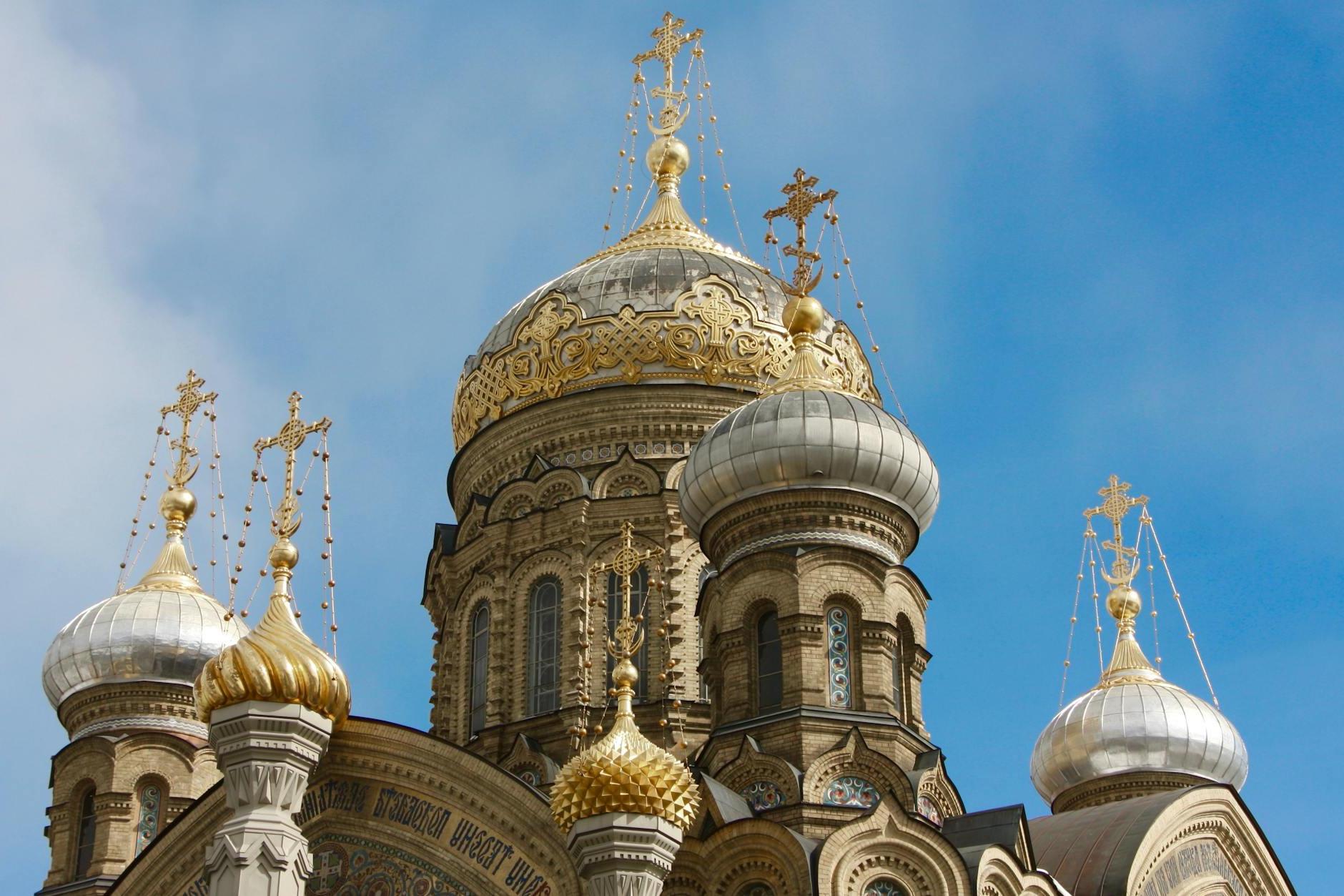 Low Angle Shot of a Church