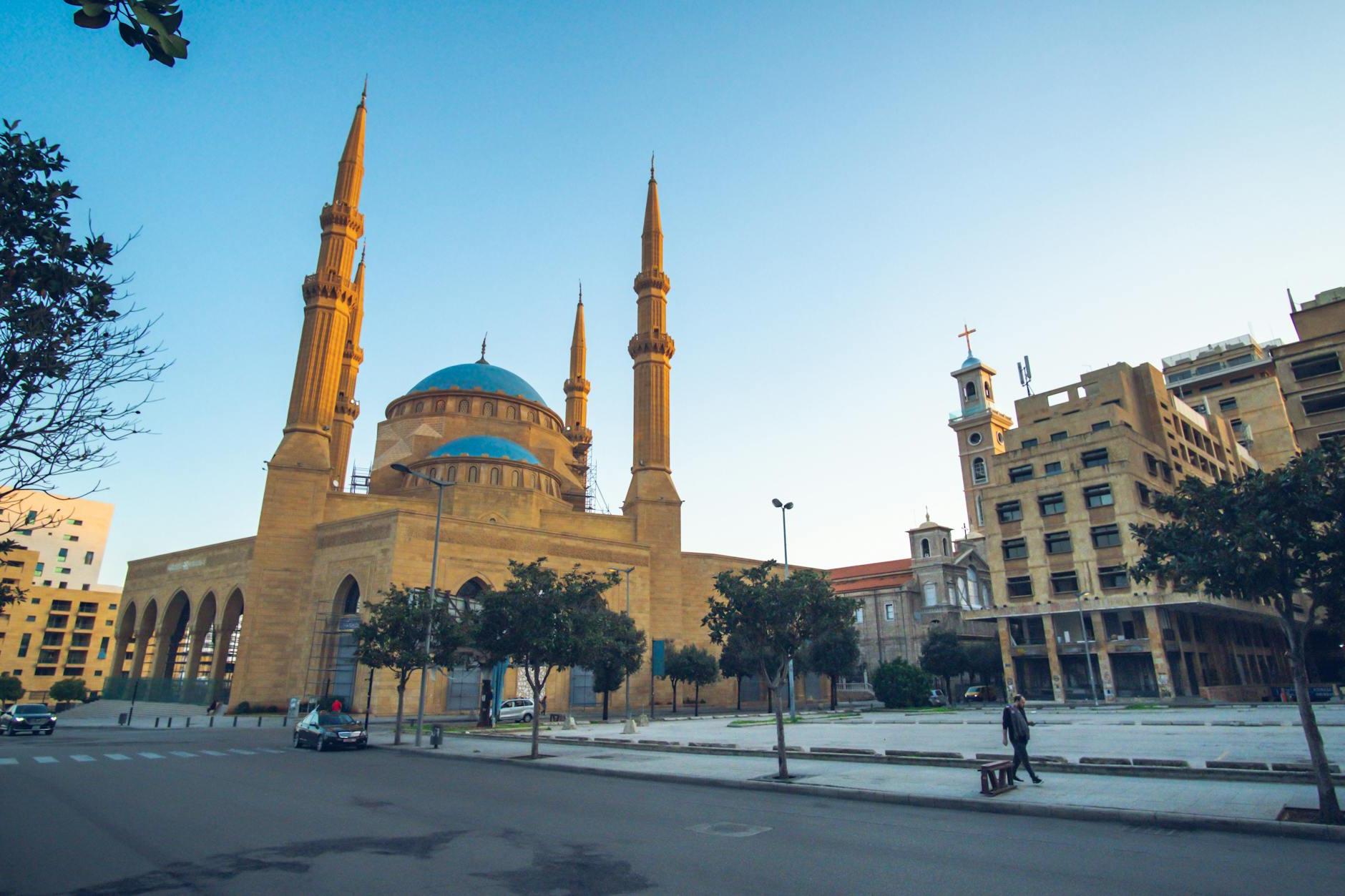 The Mohammad Al-Amin Mosque in Beirut, Beirut Governorate, Lebanon