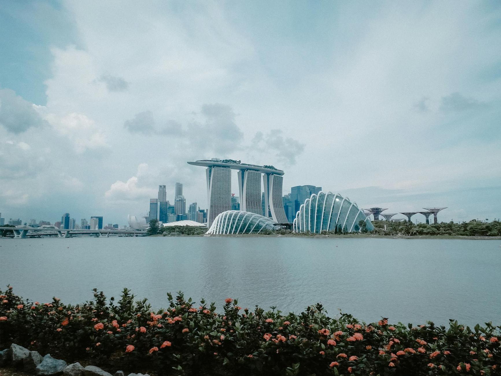 View of the Marina Bay Sands in Singapore