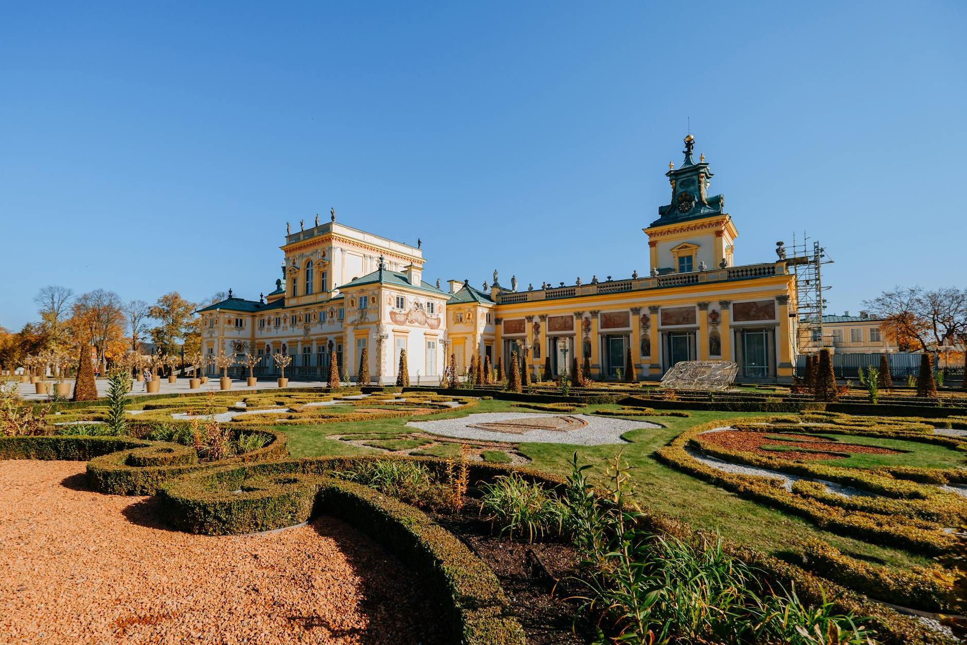 The Wilanow Palace in Warsaw