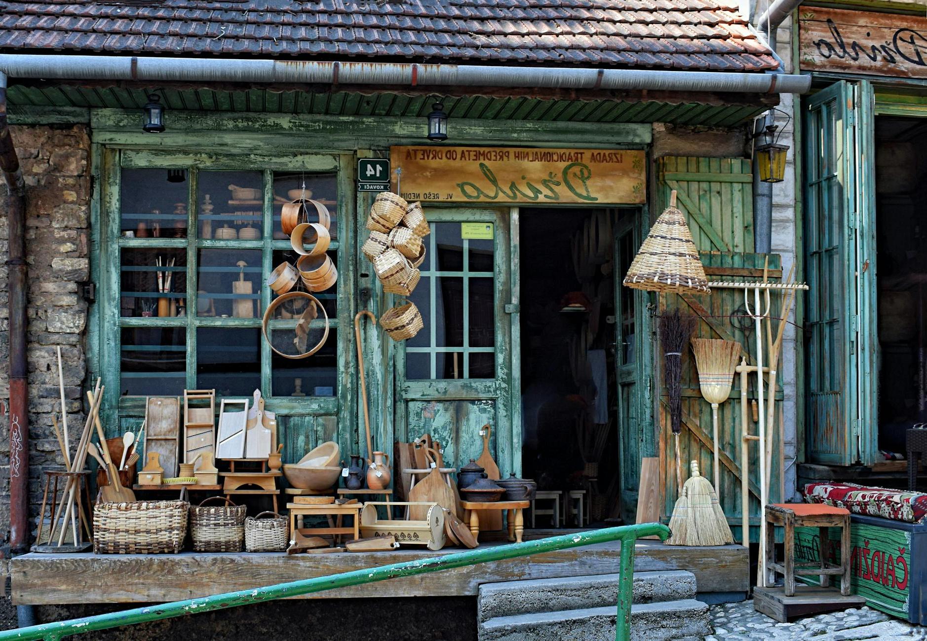 A Storefront in Sarajevo, Bosnia and Herzegovina