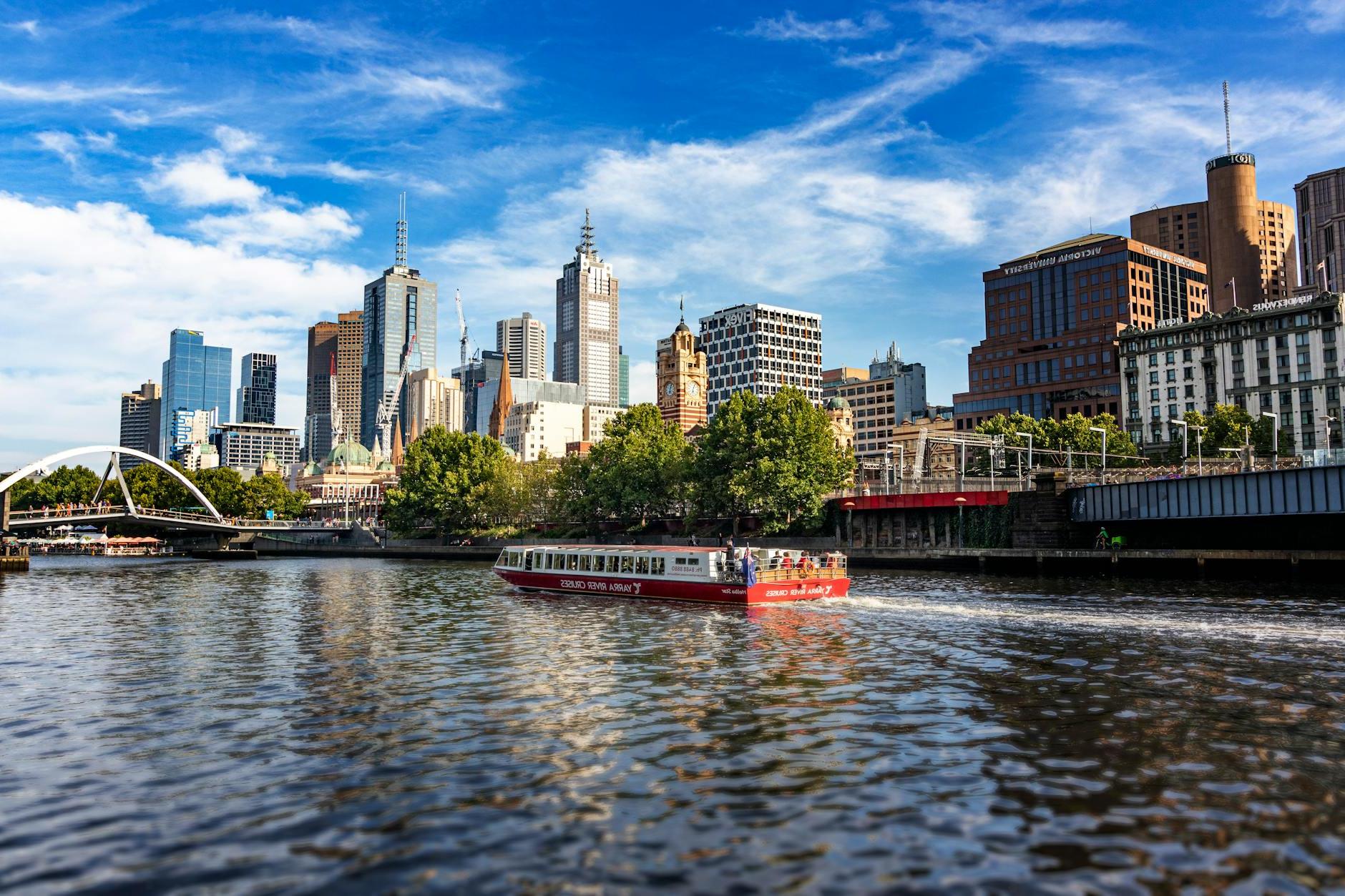 Yarra River and Melbourne Cityscape