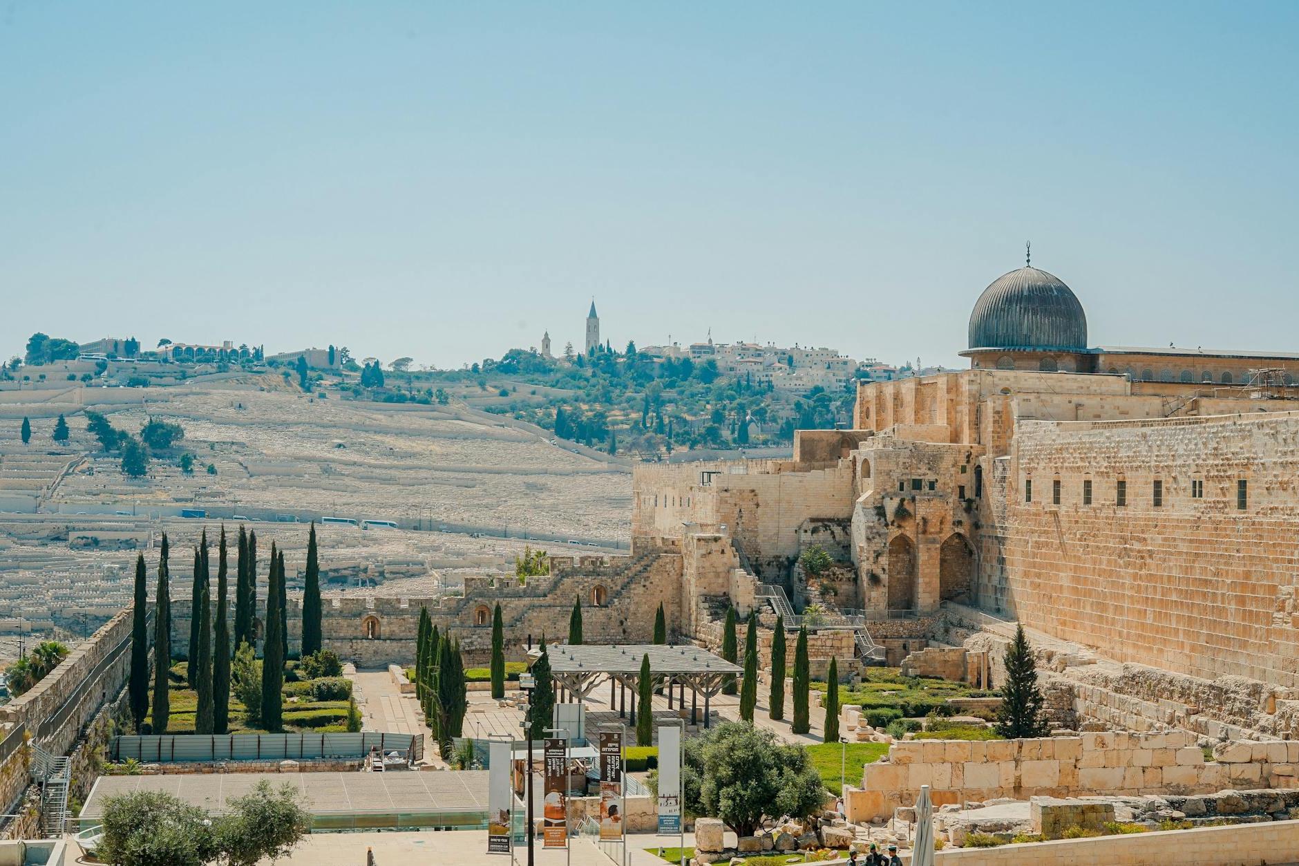 Jerusalem Archaeological Park in the City of David, in Jerusalem