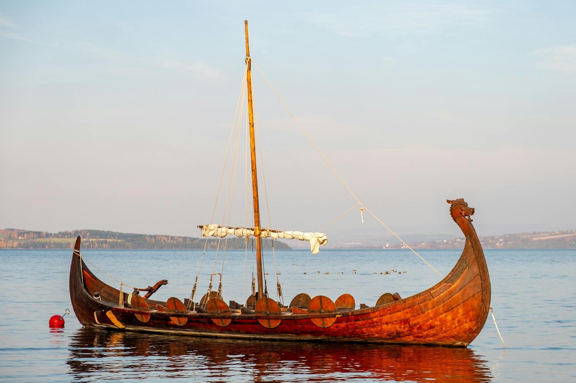 Close-up of the Saga Oseberg