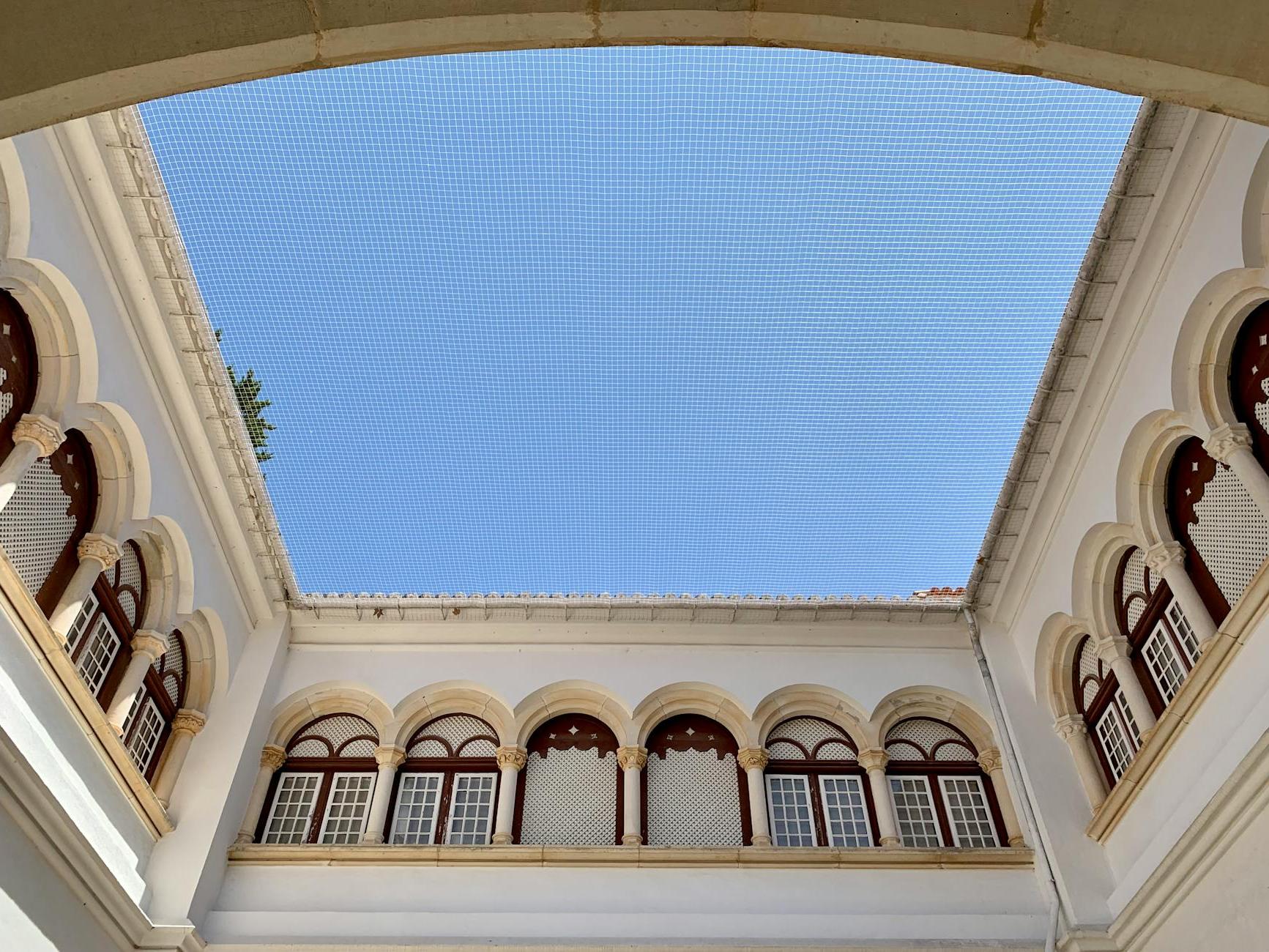 Sky from the Courtyard of Royal Alczars of Seville, Seville, Spain