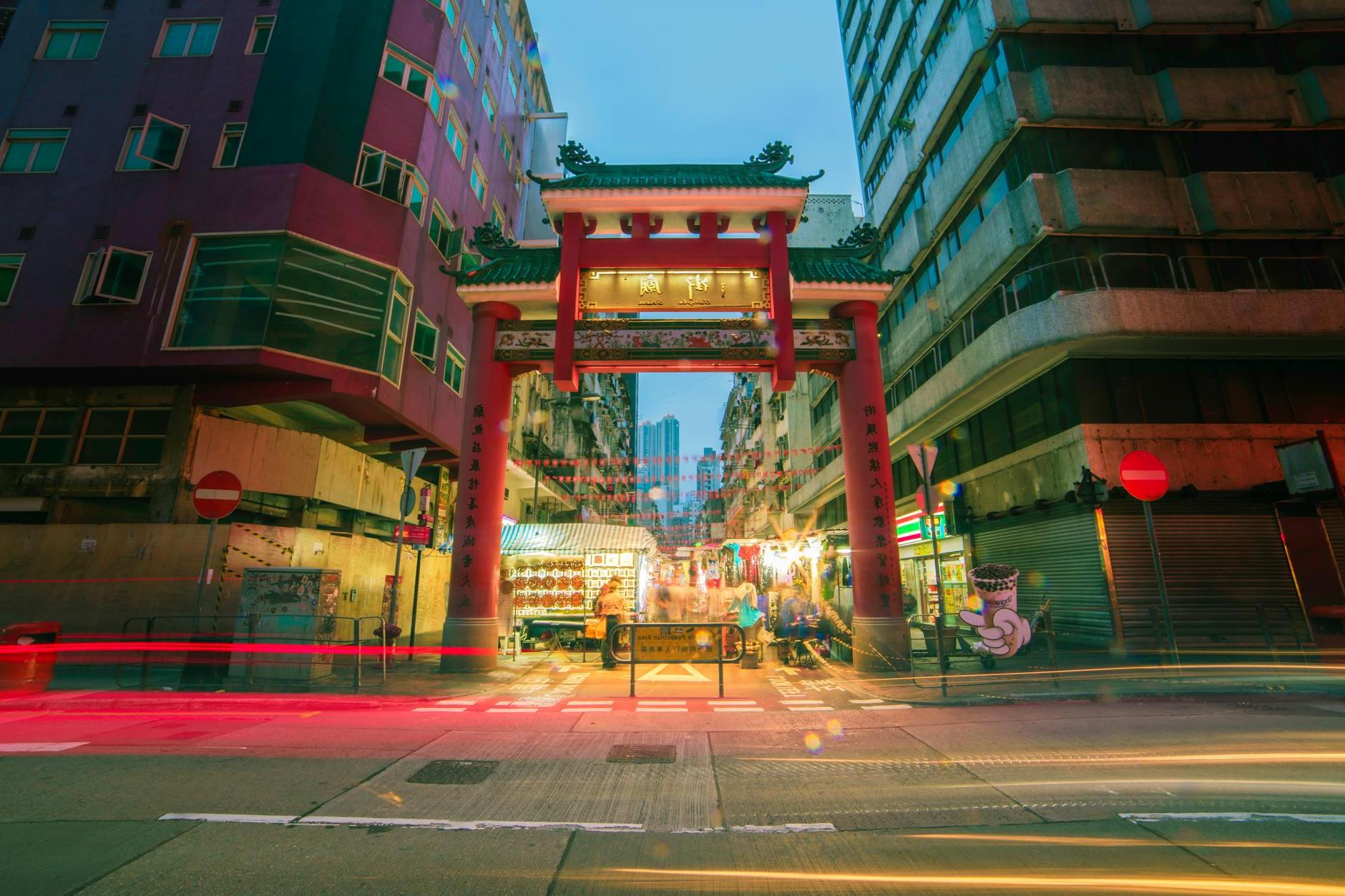 Timelapse Photo of China Town