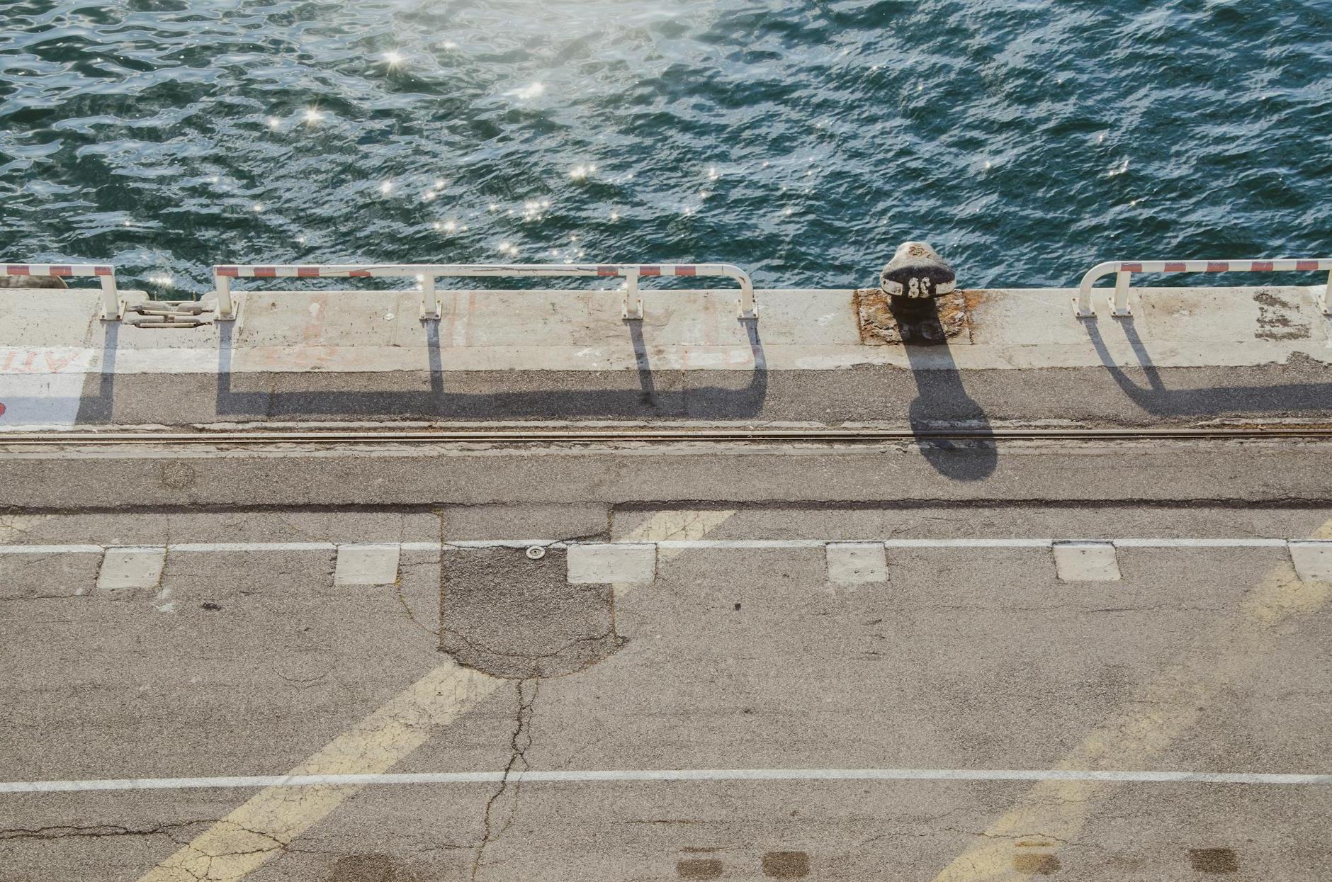 Dockside of Port in Marseille, France